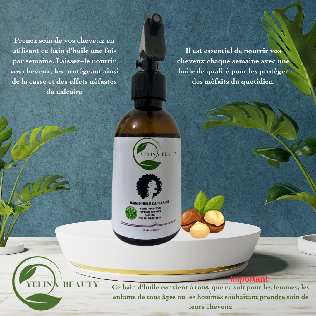 Bain d'huile capillaire